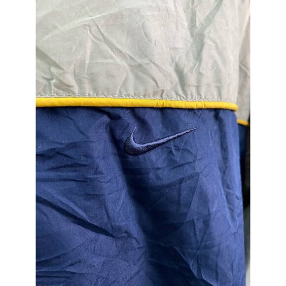 Nike Jacket Mens XXL Blue Gray Track Windbreaker Full Zip 90s Vintage - Picture 14 of 14